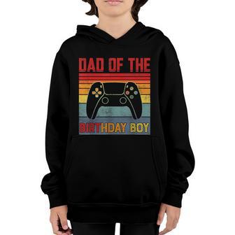 Dad Of The Birthday Boy Gift Matching Video Gamer Birthday Gift Graphic Design Printed Casual Daily Basic Youth Hoodie - Thegiftio UK