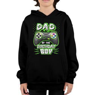 Dad Of The Birthday Boy Matching Video Gamer Birthday Party Graphic Design Printed Casual Daily Basic Youth Hoodie - Thegiftio UK