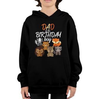 Dad Of The Birthday Boy Woodland Party Matching Family Graphic Design Printed Casual Daily Basic Youth Hoodie - Thegiftio UK