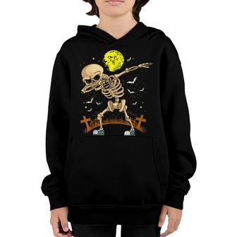 Dancing Skeletons Dance Challenge Boys Girl Kids Halloween V4 Youth Hoodie - Thegiftio UK
