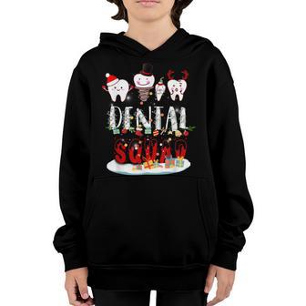 Dentist Christmas Dental Squad Funny Lights For Boys Girls Youth Hoodie - Thegiftio UK