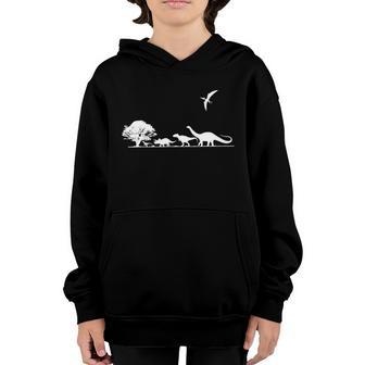 Dinosaurs Gift Prehistoric Dinosaur Kids Or Adults Dino Tee Graphic Design Printed Casual Daily Basic Youth Hoodie - Thegiftio UK