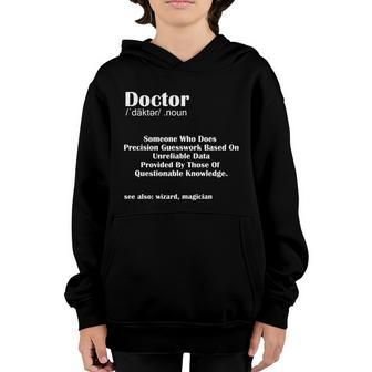 Doctor Job Definition Medical School Graduation Gift Graphic Design Printed Casual Daily Basic Youth Hoodie - Thegiftio UK
