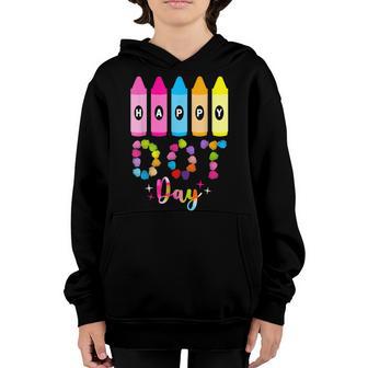 Dot Day International Dot Day 2022 Kids Boys Girls Dot Day V2 Youth Hoodie - Thegiftio UK