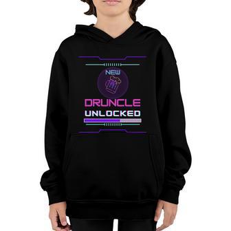 Drunk Uncle Gamer Cyberpunk Druncle Youth Hoodie - Thegiftio UK