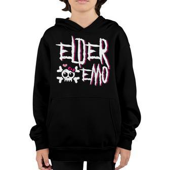 Emo Forever Pink Skull 2000S Kid Punk An Elder Emo Youth Hoodie - Thegiftio UK