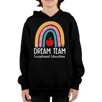 Exceptional Education Special Teacher First Day Rainbow Fun Youth Hoodie - Thegiftio UK