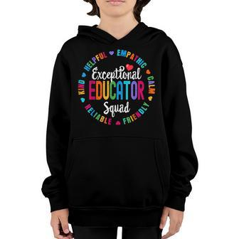 Exceptional Educator Squad Special Education Teacher Autism V2 Youth Hoodie - Thegiftio UK