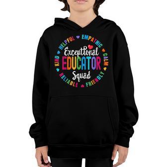 Exceptional Educator Squad Special Education Teacher Autism V2 Youth Hoodie - Thegiftio UK