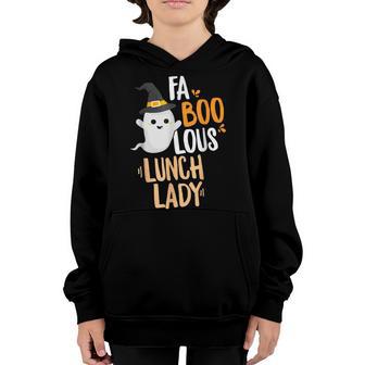 Faboolous Teaching School Lunch Lady Funny Halloween Costume Youth Hoodie - Thegiftio UK