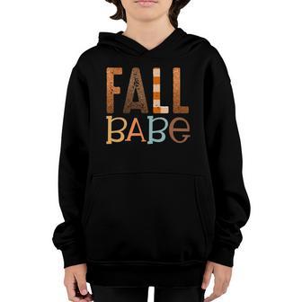 Fall Babe Present Kids Youth Hoodie | Seseable CA
