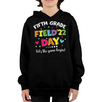 Field Day 2022 Fifth Grade Let The Games Begin Kids Tie Dye Youth Hoodie - Thegiftio UK