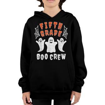 Fifth Grade Teacher Student Gift | Halloween Ghost Boo Crew Youth Hoodie - Thegiftio UK