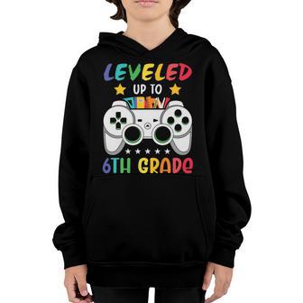 First Day Leveled Up To 6Th Grade Youth Hoodie - Thegiftio UK