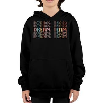 First Day Of School Back To School Dream Team Teacher Kids Youth Hoodie - Thegiftio UK