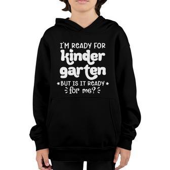 First Day Of School Ready For Kindergarten Tie Dye Gift Graphic Design Printed Casual Daily Basic V3 Youth Hoodie - Thegiftio UK