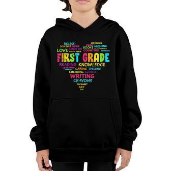 First Grade Team Teacher Student 1St Grade Back To School Youth Hoodie - Thegiftio UK