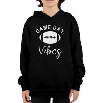 Football Great Gift Game Day Vibes Gift Graphic Design Printed Casual Daily Basic Youth Hoodie - Thegiftio UK