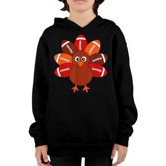 Football Turkey Balls Thanksgiving 2022 Kids Men Women Youth Hoodie - Thegiftio UK