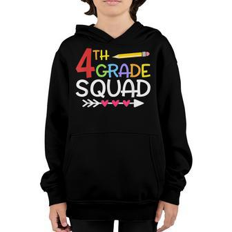Fourth Grade Pencil Cute 4Th Grade Squad Teacher Student Youth Hoodie - Seseable