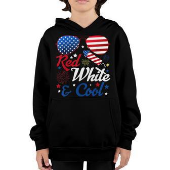 Fourth Of July 4Th July Kids Red White And Blue Patriotic Youth Hoodie - Thegiftio UK