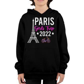 France Paris Girls Trip 2022 Summer Vacation Ladies Weekend Youth Hoodie - Thegiftio UK