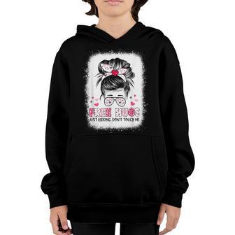 Free Hugs Just Kidding Dont Touch Me V2 Youth Hoodie - Thegiftio UK