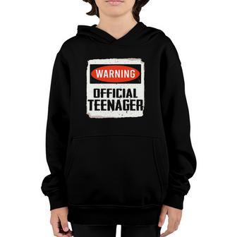 Funny 13 Year Old Boy Girls Birthday Teenager Youth Hoodie - Thegiftio UK