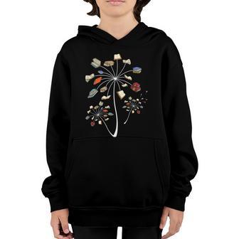 Funny Dandelion Books Gift For Reading Lover Girls Gift Graphic Design Printed Casual Daily Basic Youth Hoodie - Thegiftio UK