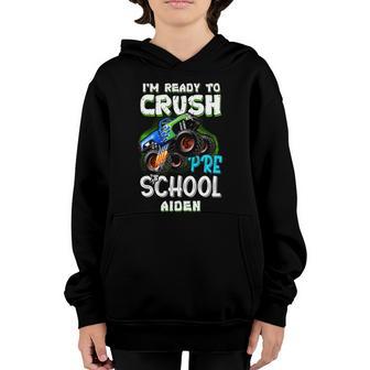 Funny First Day Of School Ready To Crush Kindergarten L Cool Gift Graphic Design Printed Casual Daily Basic Youth Hoodie - Thegiftio UK