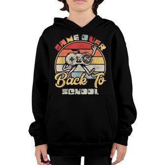 Funny Game Over Teacher Student Controller Back To School Youth Hoodie - Thegiftio UK