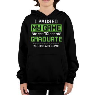 Funny Gamer Graduate Graduation Youth Hoodie - Thegiftio UK