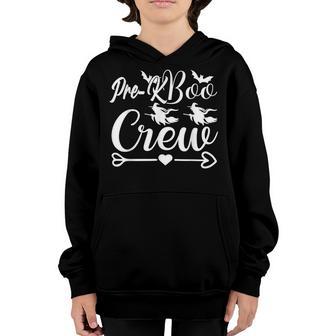 Funny Halloween Costume Pre-K Boo Crew Pre-K Boys Girls Kids Youth Hoodie - Thegiftio UK