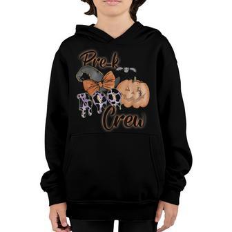 Funny Halloween Costume Pre-K Boo Crew Pre-K Boys Girls Kids Youth Hoodie - Thegiftio UK