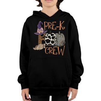 Funny Halloween Costume Pre-K Boo Crew Pre-K Boys Girls Kids Youth Hoodie - Thegiftio UK