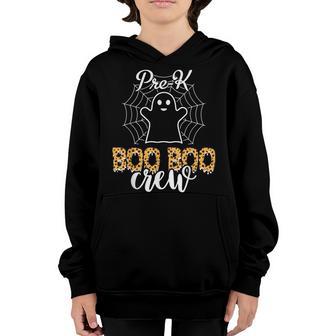 Funny Halloween Costume Pre-K Boo Crew Pre-K Boys Girls Kids Youth Hoodie - Thegiftio UK