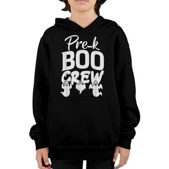 Funny Halloween Costume Pre-K Boo Crew Pre-K Boys Girls Kids Youth Hoodie - Thegiftio UK