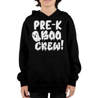 Funny Halloween Costume Pre-K Boo Crew Pre-K Boys Girls Kids Youth Hoodie - Thegiftio UK