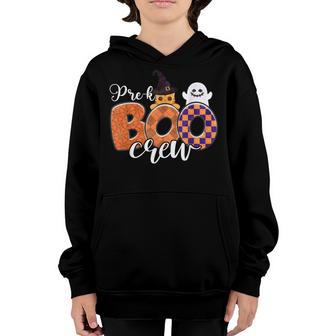Funny Halloween Costume Pre-K Boo Crew Pre-K Boys Girls Kids Youth Hoodie - Thegiftio UK