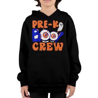 Funny Halloween Costume Pre-K Boo Crew Pre-K Boys Girls Kids Youth Hoodie - Thegiftio UK