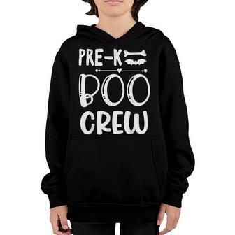 Funny Halloween Costume Pre-K Boo Crew Pre-K Boys Girls Kids Youth Hoodie - Thegiftio UK