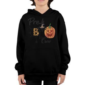 Funny Halloween Costume Pre-K Boo Crew Pre-K Boys Girls Kids Youth Hoodie - Thegiftio UK
