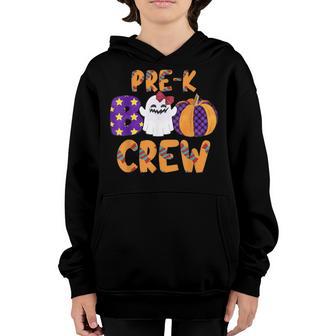Funny Halloween Costume Pre-K Boo Crew Pre-K Boys Girls Kids Youth Hoodie - Thegiftio UK