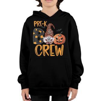 Funny Halloween Costume Pre-K Boo Crew Pre-K Boys Girls Kids Youth Hoodie - Thegiftio UK