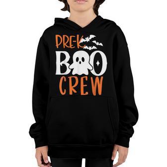 Funny Halloween Costume Pre-K Boo Crew Pre-K Boys Girls Kids Youth Hoodie - Thegiftio UK