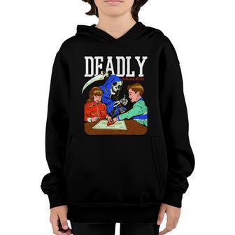 Funny Halloween Cute Halloween Deadly Games Graphic Design Printed Casual Daily Basic Youth Hoodie - Thegiftio UK