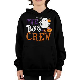 Funny Halloween For Kids Boys Girls The Boo Crew Youth Hoodie - Seseable
