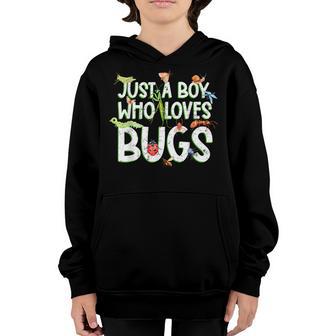 Funny Insect Just A Boy Who Loves Bug Gift Fashion Cute Youth Hoodie - Thegiftio UK