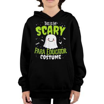 Funny Para Educator Halloween School Nothing Scares Easy Costume Youth Hoodie - Seseable