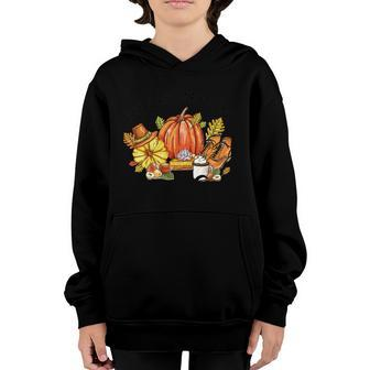 Funny Pumpkin Spice Autumn Lover Girls Graphic Design Printed Casual Daily Basic Youth Hoodie